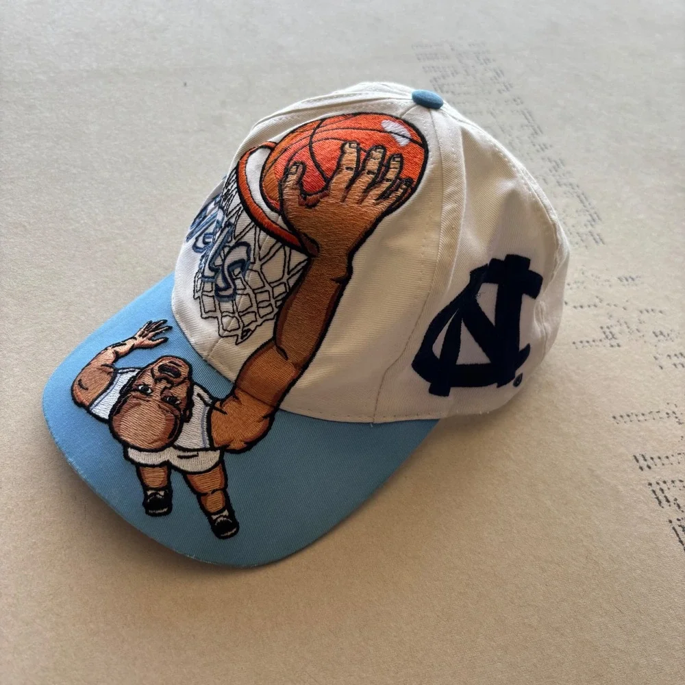 Vintage 90s UNC Tar Heels Slam Dunk Snapback Hat Rare ONLY ONE ON THE MARKET